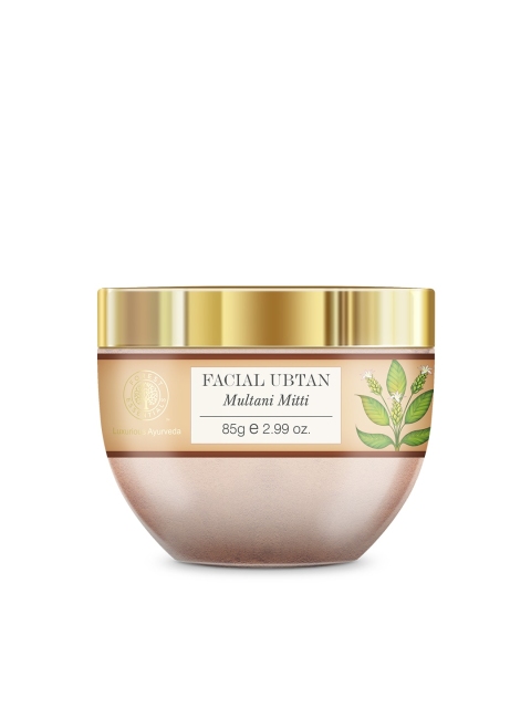 

Forest Essentials Sustainable Facial Ubtan Multani Mitti 85 g, Gold