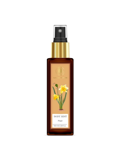 

Forest Essentials Sustainable Unisex Nargis Body Mist 100ml, Beige