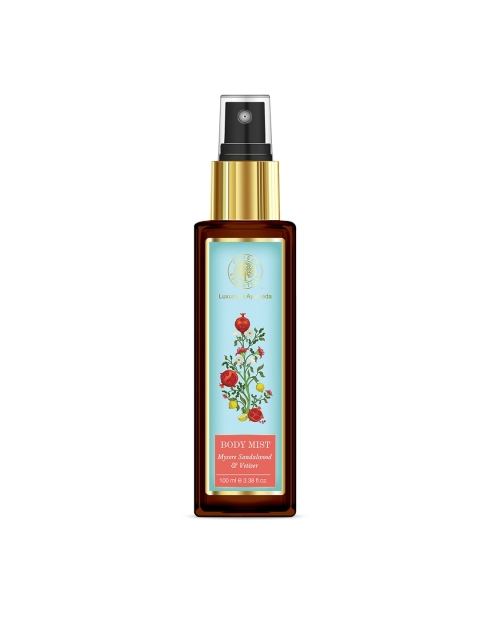 

Forest Essentials Sustainable Unisex Iced Pomegranate Kerala Lime Body Mist, Blue