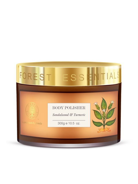 

Forest Essentials Sustainable Unisex Sandalwood Turmeric Body Polisher, Brown