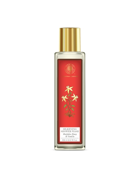 

Forest Essentials Sustainable Unisex Mashobra Honey Vanilla Silkening Shower Wash 200 ml, Red