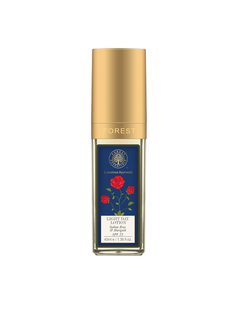 

Forest Essentials Sustainable Unisex Indian Rose Marigold Light Day Lotion, Blue