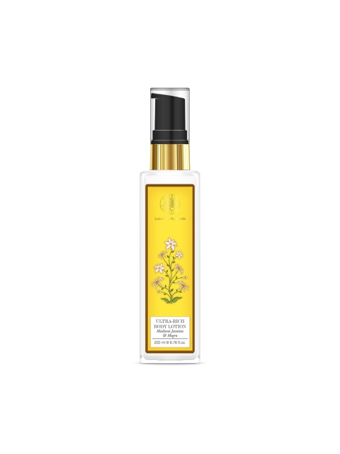 

Forest Essentials Unisex Ultra-Rich Jasmine Mogra Sustainable Body Lotion, White