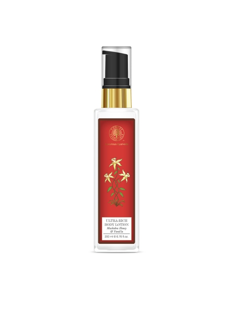 

Forest Essentials Unisex Mashobra Honey Vanilla Ultra-Rich Sustainable Body Lotion, Off white