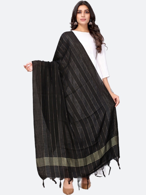 

Satrani Women Black Dupatta