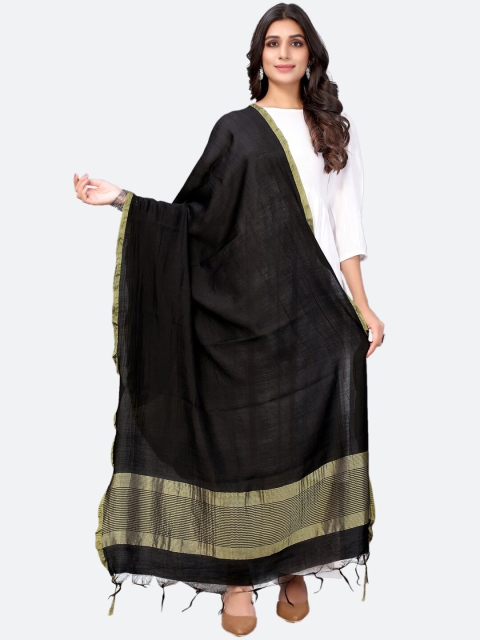 

Satrani Women Black Dupatta