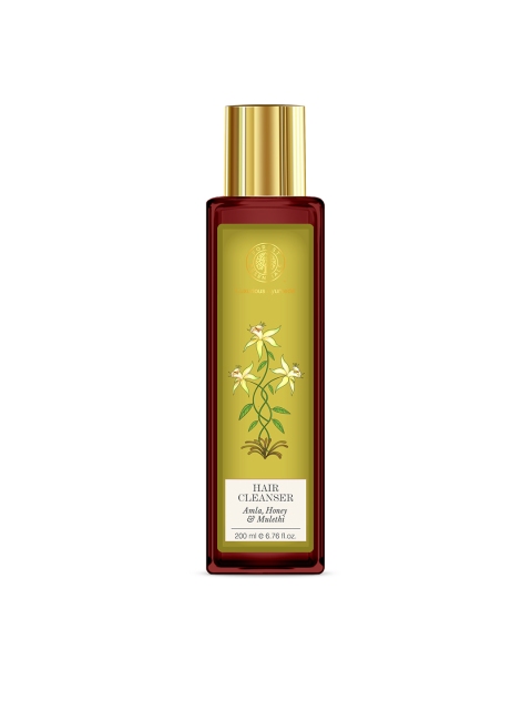 

Forest Essentials Sustainable Amla Honey Mulethi Hair Cleanser 200 ml, Burgundy