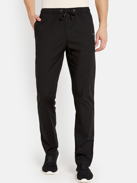 

Octave Men Black Solid Cotton Track Pants