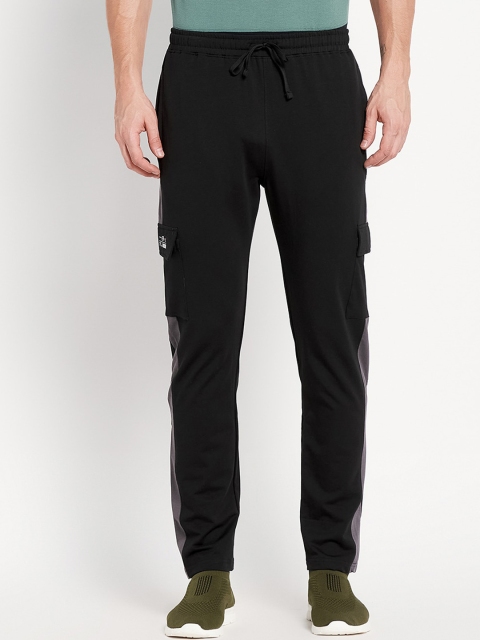 

Octave Men Black Solid Cotton Track Pants