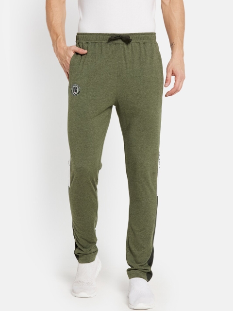 

Octave Men Olive Green Regular Fit Solid Cotton Track Pants