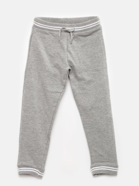 Juniors by Lifestyle Girls Grey Melange Track Pants available at myntra for Rs.249