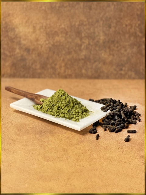 

MANA AYURVEDAM Pippali Powder 100 gm, Green