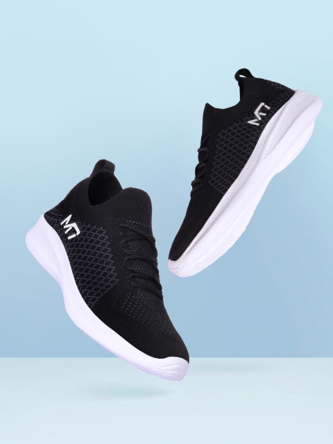 

M7 by Metronaut Men Black Textured Sneakers