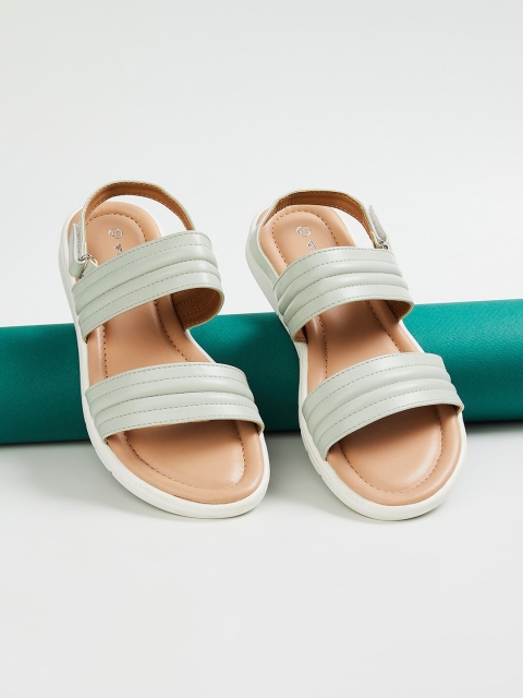 

Fame Forever by Lifestyle Girls Teal Open Toe Flats