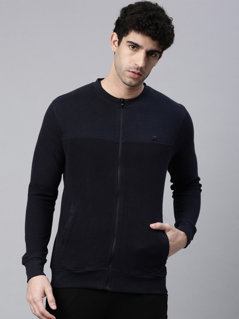 

Proline Active Men Navy Blue Solid Sweatshirt