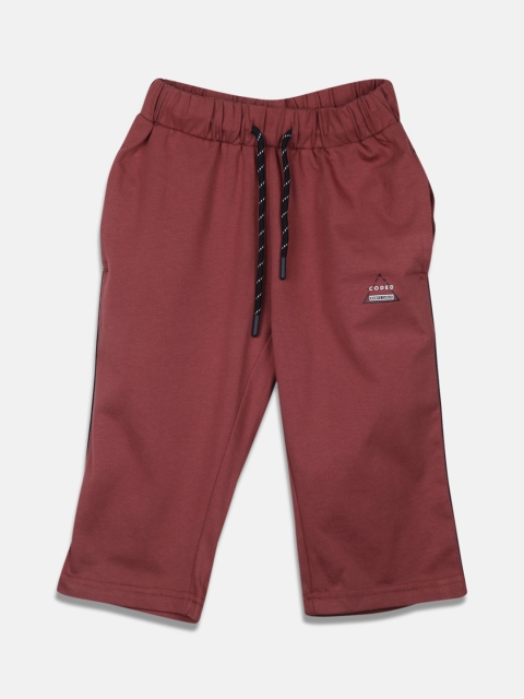 

Monte Carlo Boys Rust Solid Cotton Shorts