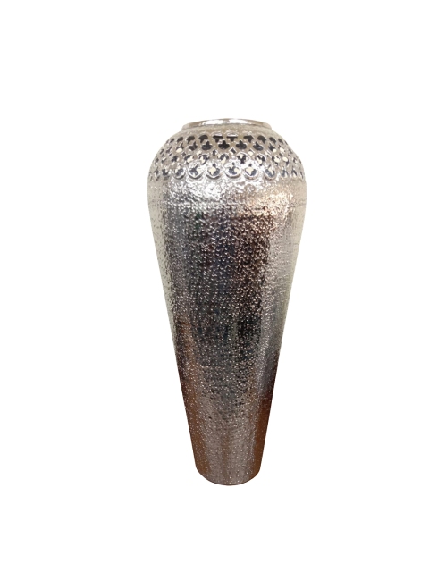 

TANSHA QUO Silver-Toned Aluminium Vase