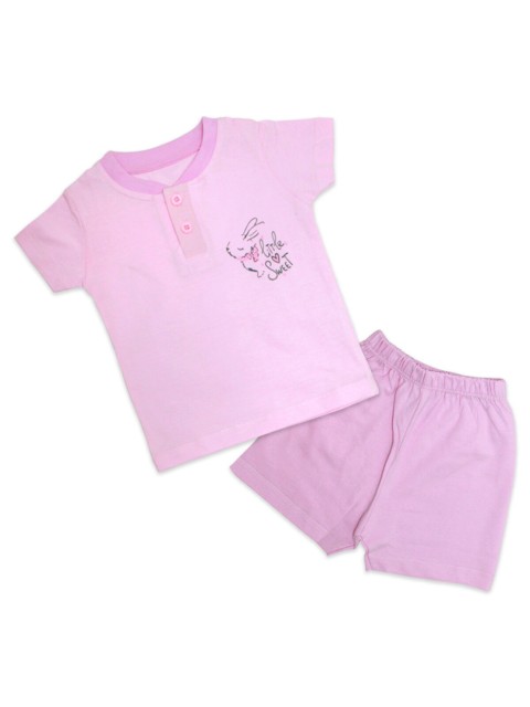 

Born Babies Kids Pink Top with Shorts