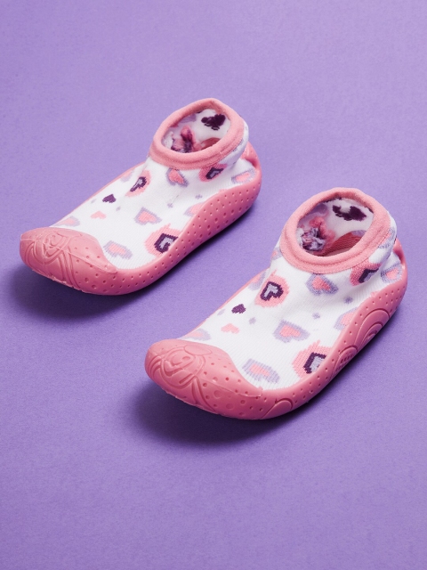 

Fame Forever by Lifestyle Girls White Printed Slip-On Sneakers