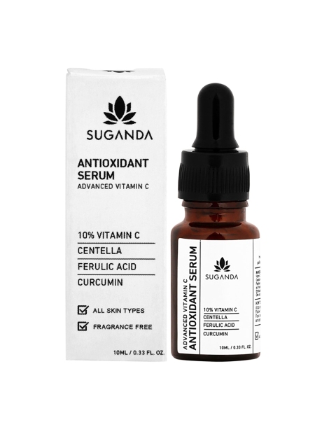 

SUGANDA 10% Vitamin C Antioxidant Serum for Pigmentation & Brightening - 10ml, White