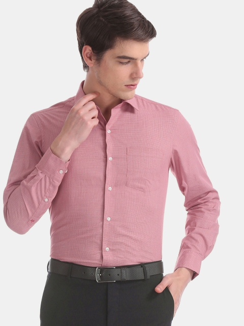 

Arrow Men Red Slim Fit Cotton Casual Shirt