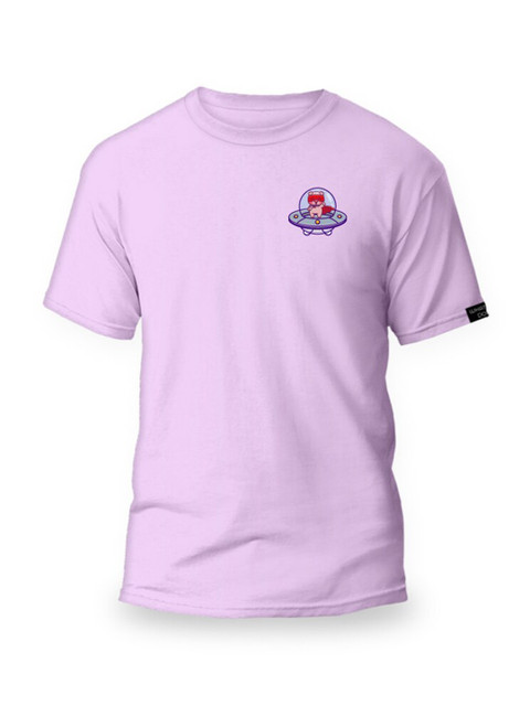 

wHAT'S DOwn Men Purple Cotton T-shirt