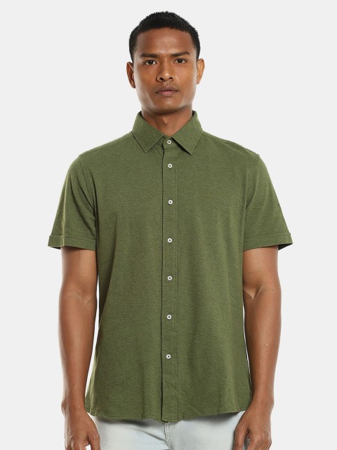 

Arrow Sport Men Olive Green Casual Shirt