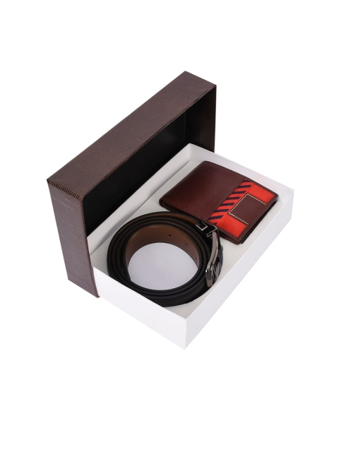 

BuckleUp Men Black Solid Accessory Gift Set