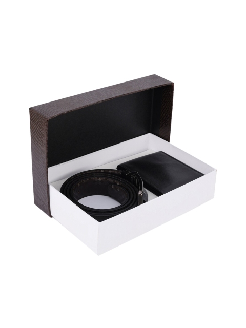 

BuckleUp Men Black Accessory Gift Set