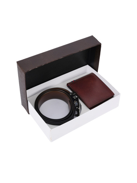 

BuckleUp Men Black Solid Accessory Gift Set