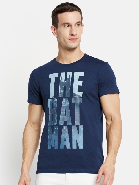 

Octave Men Blue Batman Printed Cotton T-shirt