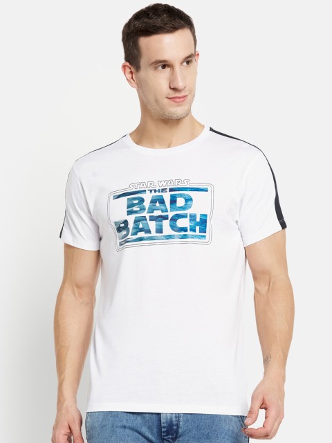 

Octave Men White Typography Star Wars Printed T-shirt