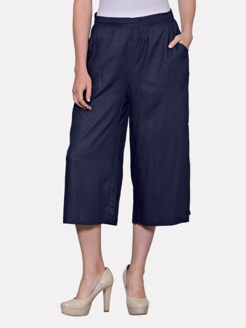 

PATRORNA Women Blue Capris