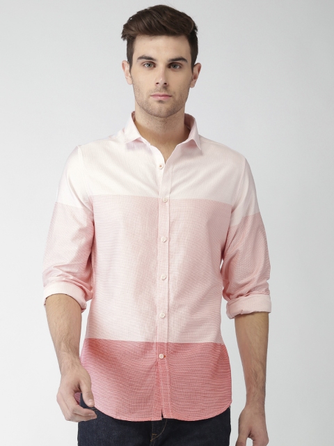 

Mast & Harbour Men Red & Pink Regular Fit Printed Casual Shirt