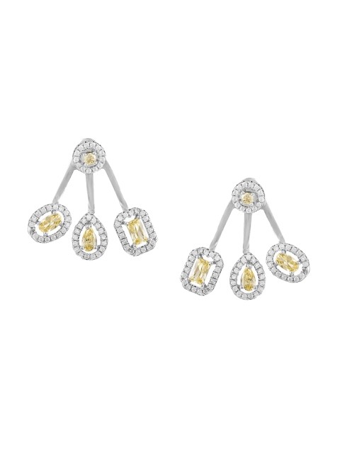 

ZILVER White Classic Studs Earrings