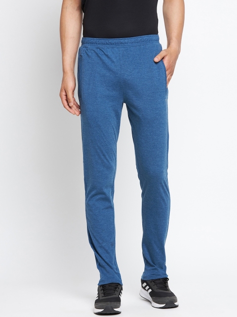 

POKER ACTIVE Men Blue Solid Track Pants