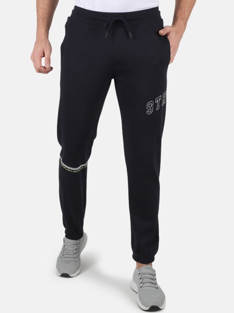 

Monte Carlo Men Navy Blue Solid Joggers