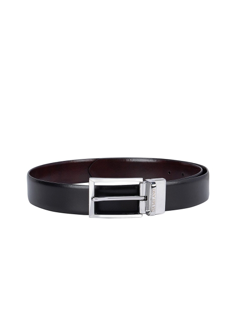 

Da Milano Men Black Leather Belt