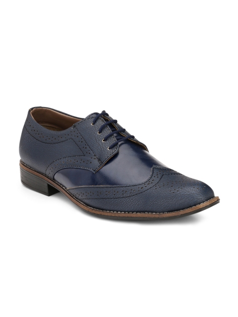 

Sir Corbett Men Navy Brogues, Navy blue