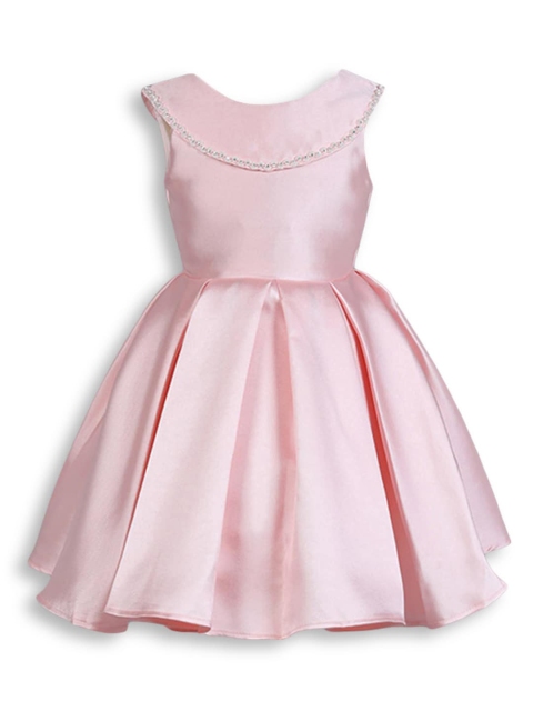 

Hopscotch Pink Solid Dress