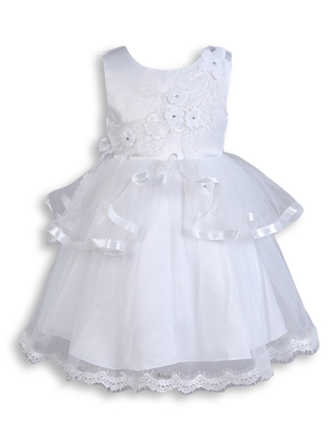 

Hopscotch Girls White Embellished Party Dress