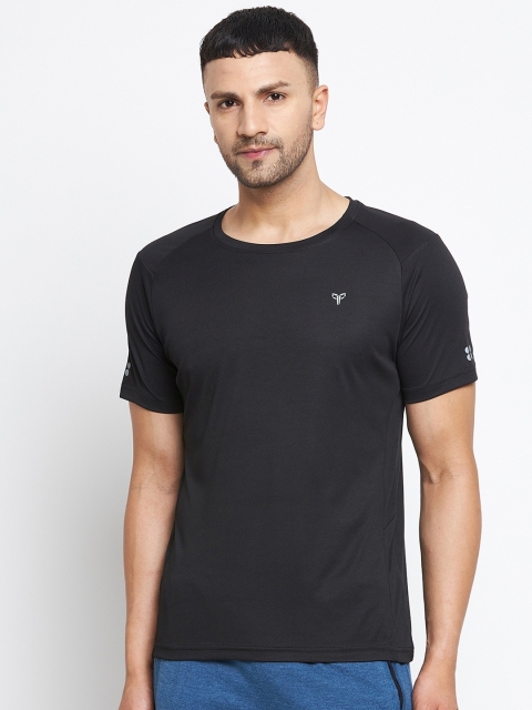 

POKER ACTIVE Men Black T-shirt