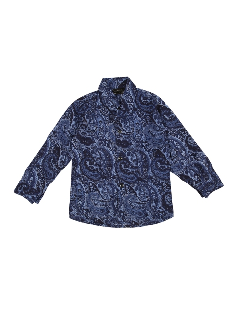 

Actuel Boys Navy Blue Printed Shirt