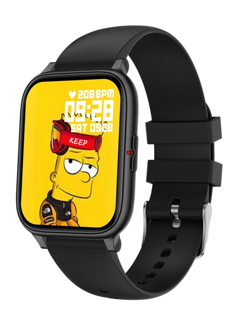 

VIKYUVI Unisex Black VikFIT 2 Retina 1.69 Inch Touch Display Bluetooth Calling Smart Watch