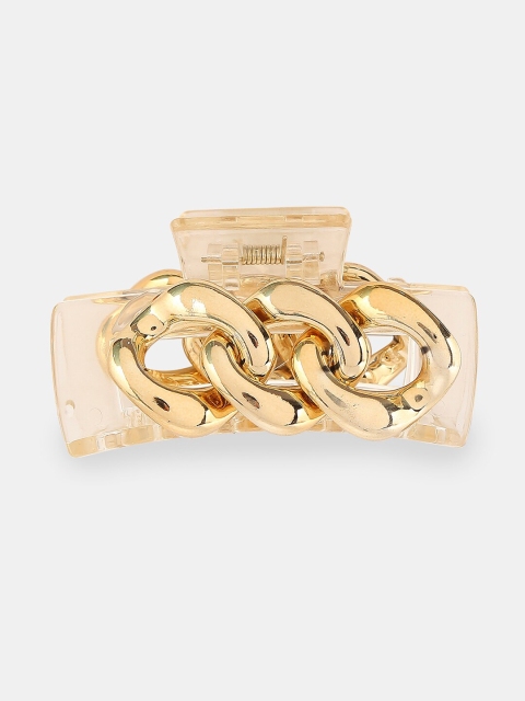 

20Dresses Women Gold-Toned Solid Claw Clip