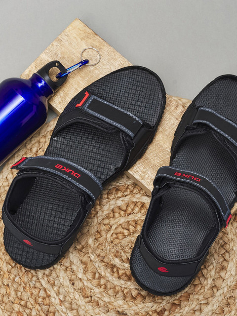 

Duke Men Black Sports Sandals