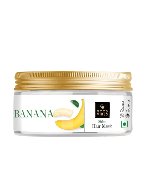 

Good Vibes Banana Shine Hair Mask - 200 g, White