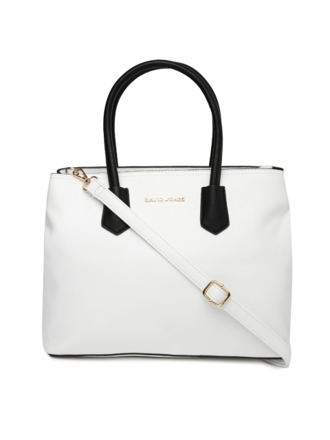 

David Jones White Handbag