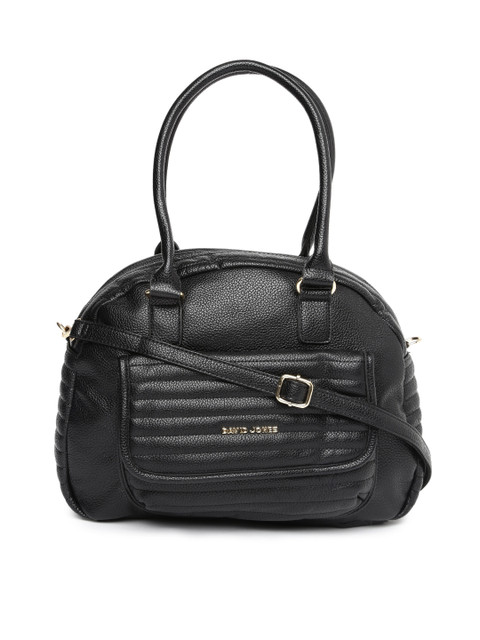 

David Jones Black Quilted Shoulder Bag