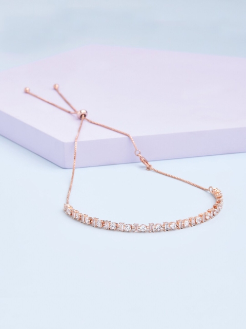 

Kushal's Fashion Jewellery Rose Gold-Plated Necklace